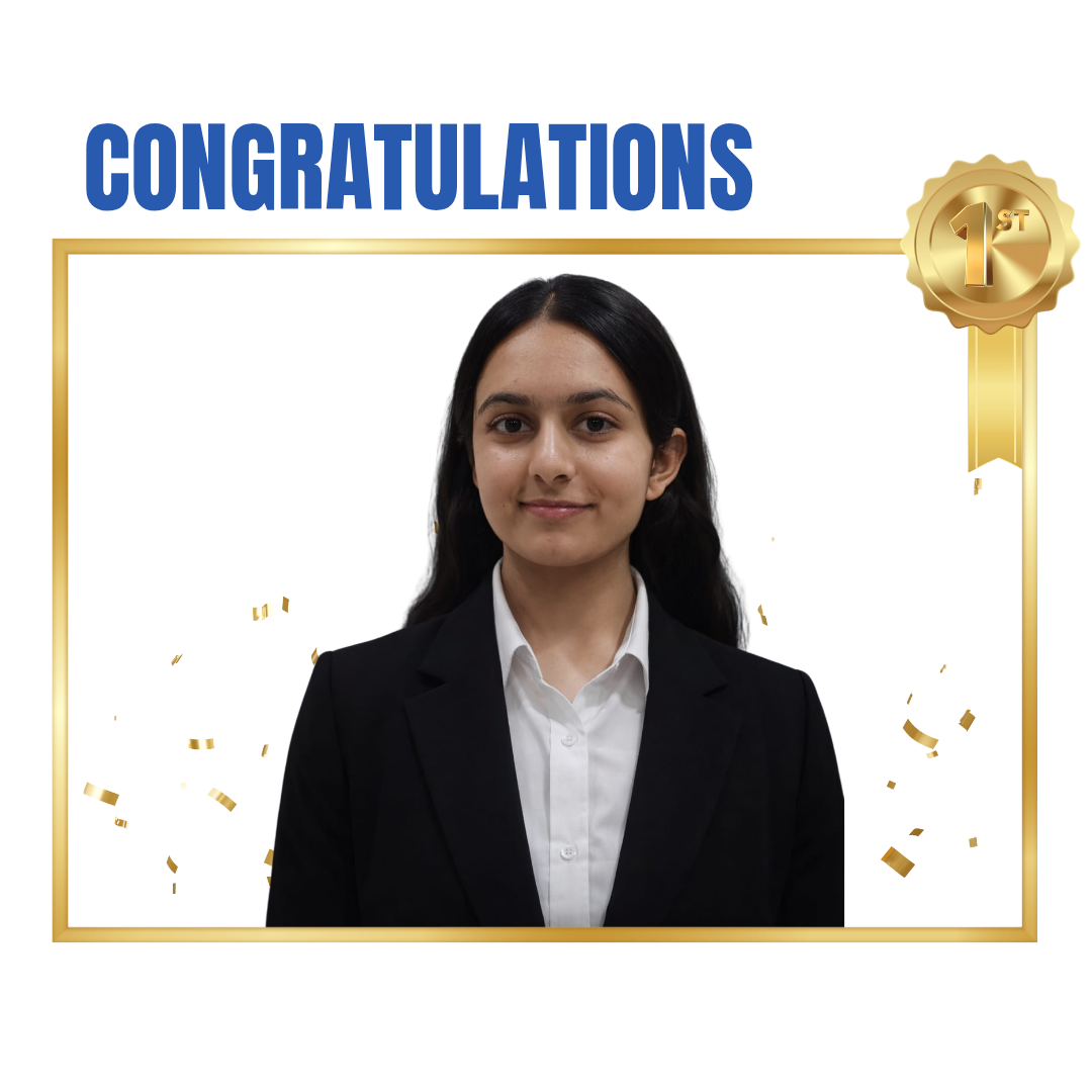 Sukriti - winner of inter-university online presentation competition