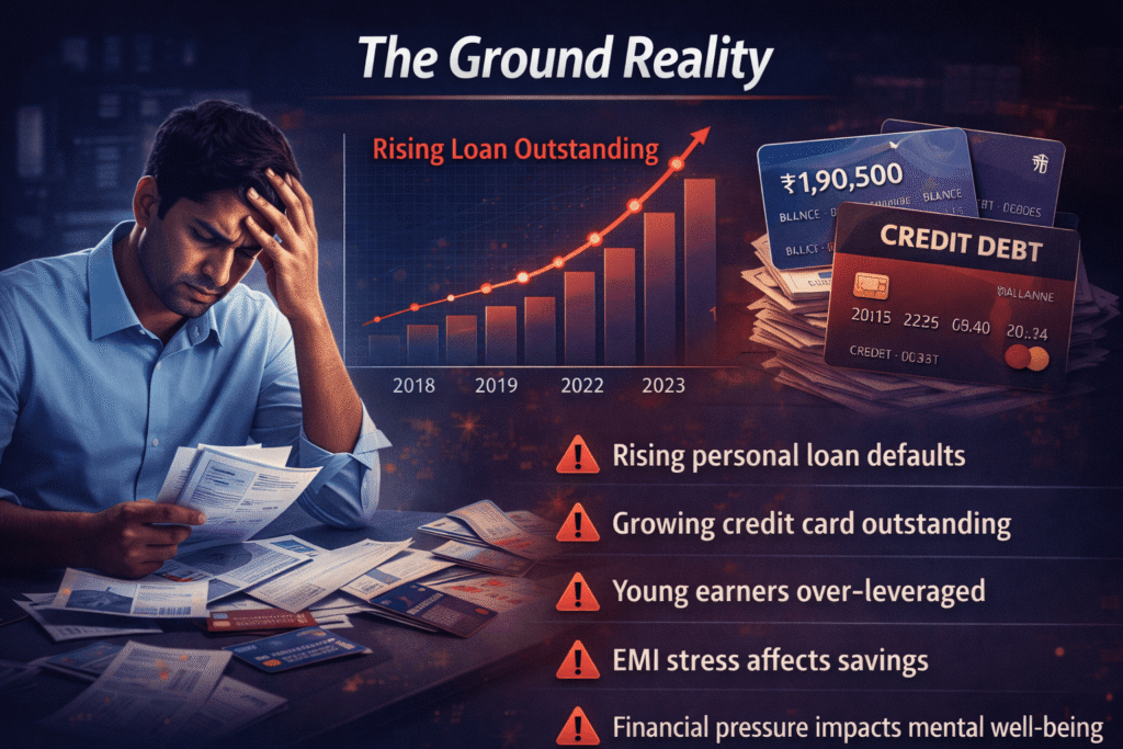 Financial stress reality of EMI culture in India affecting young earners