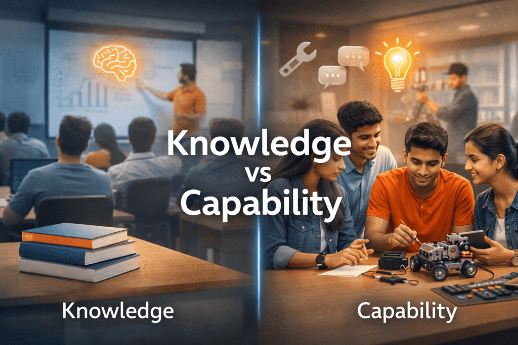 difference between theoretical education and practical skill development for youth