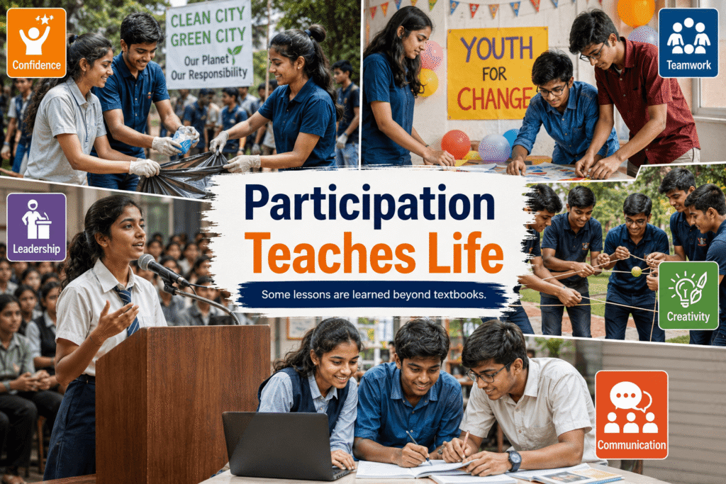 Importance of participation in student activities beyond academics