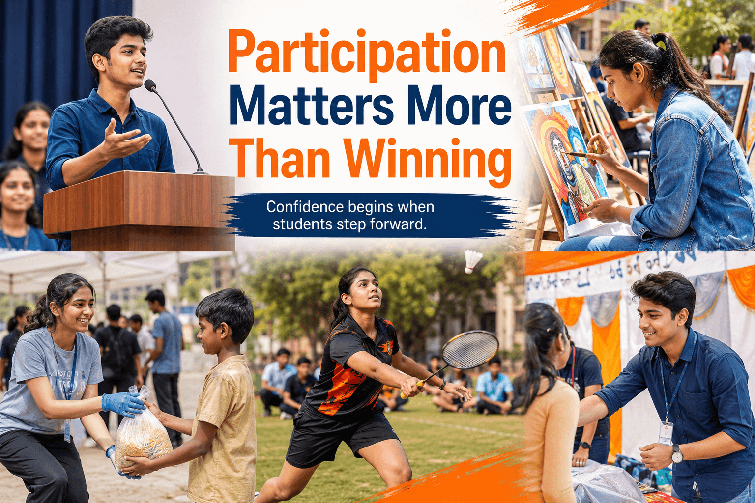 Importance of participation for students in activities and competitions